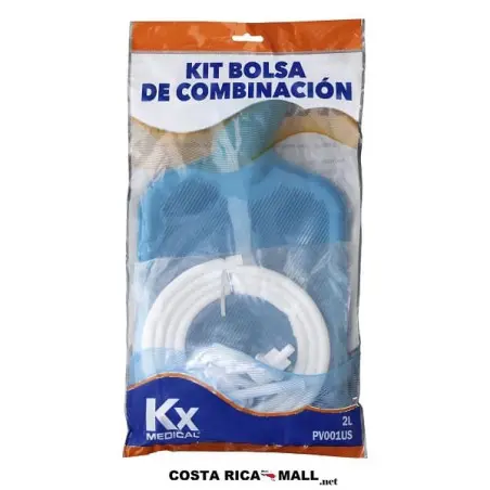KIT BOLSA DE COMBINACION PVC AZUL 2000ML PV001US KXMEDICAL