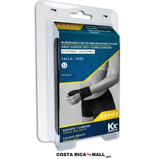 MUÑEQUERA CON ESTABILIZADOR DE PULGAR TALLA UNICA WS008US KXMEDICAL