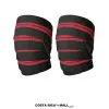 RODILLERA ELASTICA SUPERIOR EVKW9H752 NEGRO/ROJO EVERLAST