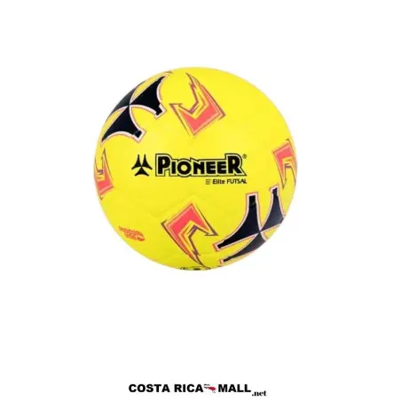 BALON DE FUTSAL #4 ELITE FIFA 424-01830 PIONEER. Color amarillo con detalles en colores.