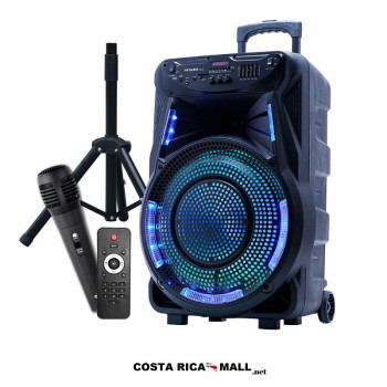 Altavoz con Ruedas Soundbash 90 BT con Luces LED ARG-SP-4090BK ARGOM.%summary%