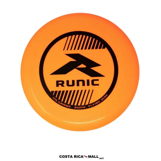 Disco Frisbee Deportivo Runic RFB4W200 color naranja. Plástico ligero para Frisbee juegos playa en Costa Rica.
