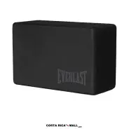 Bloque de yoga BOLD Everlast negro. Soporte para alinear el cuerpo en posturas, yoga y pilates