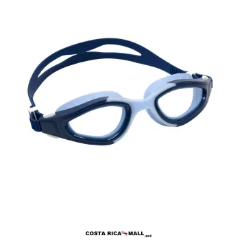 Lentes de Natación TWINS Everlast EVGG5F702. Gafas para entrenamiento en piscina, antiempañante y libre de látex. Azul