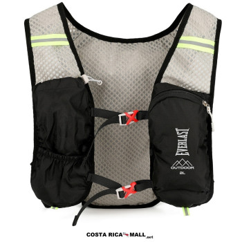 Chaleco de Hidratación EVERLAST 2L EVCB6W201 para Costa Rica. Mochila ultraligera de running con vejiga PEVA Libre de BPA.