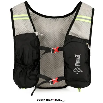 Chaleco de Hidratación EVERLAST 2L EVCB6W201 para Costa Rica. Mochila ultraligera de running con vejiga PEVA Libre de BPA.