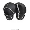 Guantes para Coach F6 Kara Focus Pad RDX. Guanteletas de boxeo para entrenador. Color Negro con Blanco