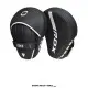 Guantes para Coach F6 Kara Focus Pad RDX. Guanteletas de boxeo para entrenador. Color Negro con Blanco