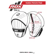 Medidas para los Guantes para Coach F6 Kara Focus Pad RDX. Guanteletas de boxeo para entrenador