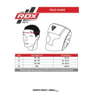 Medidas para la Protector para Cabeza Aura Plus T17 RDX
