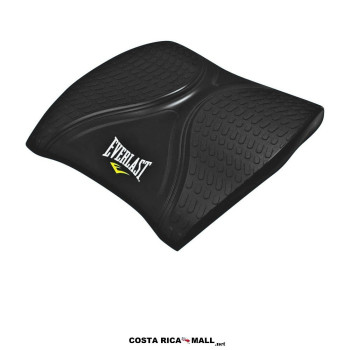Soporte Abdominal (Ab Mat) negro EVAB4S06 para ejercicios abdominales. Diseño ergonómico para soporte lumbar.