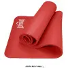 Colchoneta NBR Everlast de 15mm de grosor en color Rojo. Alfombra de ejercicio para yoga y fitness.