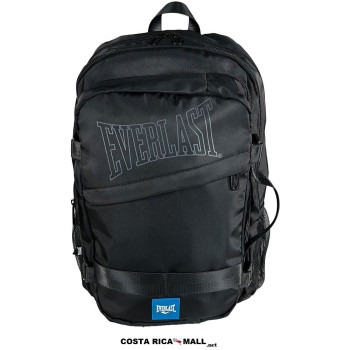 Salveque EVERLAST DUO 2 en 1 en color Negro. Mochila de 23 litros convertible a maletín de mano.