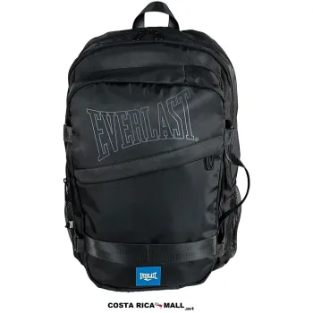 Salveque EVERLAST DUO 2 en 1 en color Negro. Mochila de 23 litros convertible a maletín de mano.