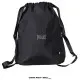 Bolso Deportivo EVERLAST DLX de 24 litros en color Negro. Diseño de saco con correas transpirables y múltiples bolsillos.