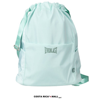 Bolso Deportivo EVERLAST DLX de 24 litros en color Verde. Diseño de saco con correas transpirables y múltiples bolsillos.
