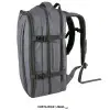 Salveque EVERLAST TRAVEL de 40 litros en color Gris. Mochila con compartimento para laptop y bomba de vacío. De lado