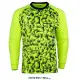 Camisa RUNIC de portero R724GD11 en color Verde con patrón geométrico y protección en codos.