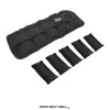 Pesas de Tobillo EVERLAST Ajustables de 2 a 10 Lbs por par, con diseño en color negro y cierre de velcro.
