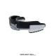 Protector Bucal EVERLAST sencillo y bicolor para boxeo o contacto. Colores Negro con Blanco.