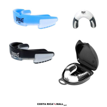 Protector Bucal EVERLAST sencillo y bicolor para boxeo o contacto. Colores Disponibles