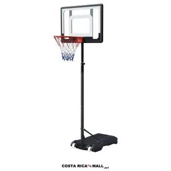 Tablero de Baloncesto Infantil RUNIC Junior, ajustable, base de 35 galones, con rodines para transporte.