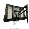 Tablero de Baloncesto RUNIC intermedio, poste y base ajustables hasta 3.05 metros, ideal para adolescentes. Parte de atrás