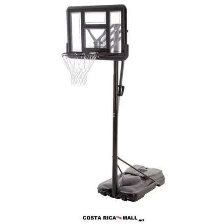 Tablero de Baloncesto RUNIC intermedio, poste y base ajustables hasta 3.05 metros, ideal para adolescentes. Codigo SBA020