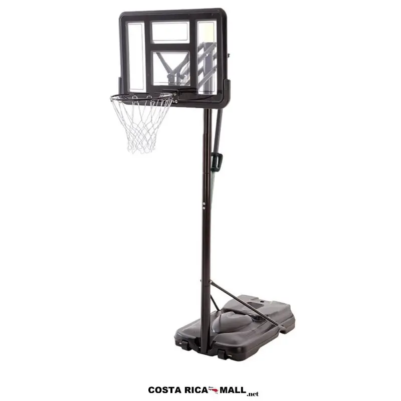 Tablero de Baloncesto RUNIC intermedio, poste y base ajustables hasta 3.05 metros, ideal para adolescentes. Codigo SBA020