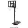 Tablero de Baloncesto RUNIC intermedio, poste y base ajustables hasta 3.05 metros, ideal para adolescentes. Codigo SBA020