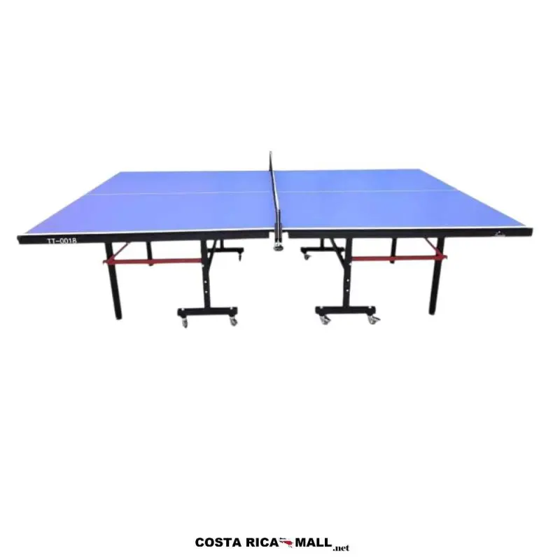 Mesa de Ping Pong Plegable PICCALA TT-0018, MDF 18 mm, con ruedas, ideal para interiores y entrenamiento profesional.