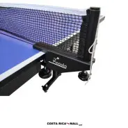 Mesa de Ping Pong Plegable PICCALA TT-0018, MDF 18 mm, con ruedas, ideal para interiores y entrenamiento profesional. Poste