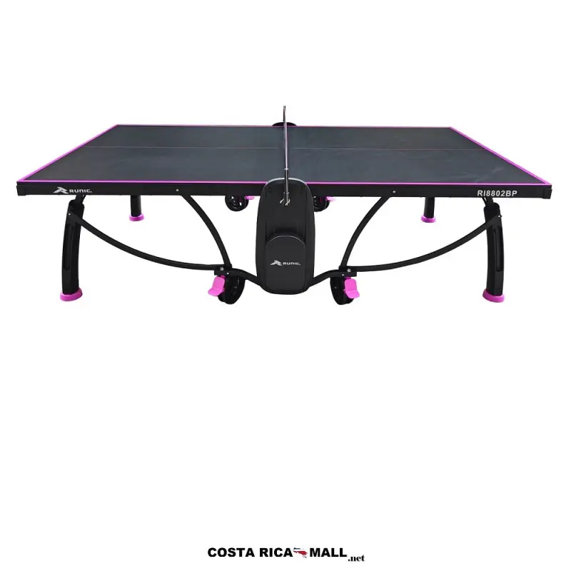 Mesa de Ping Pong Plegable RUNIC RI8802BP, tablero de 15mm, diseño moderno, para uso avanzado en interiores.