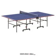 Mesa de Ping Pong Plegable RUNIC R610B, tablero de 12mm, ligera, para uso recreativo en interiores.