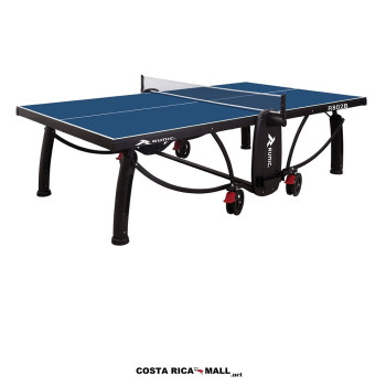 Mesa de Ping Pong Plegable RUNIC R802B, tablero de 22mm, robusta, para entrenamiento avanzado y torneos.