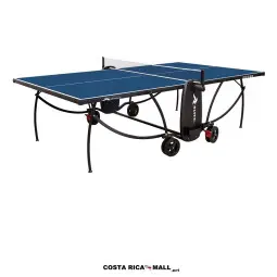 Mesa de Ping Pong Plegable RUNIC R018B, tablero de 15mm, sistema Push’n Lock, ideal para interiores y hogar.