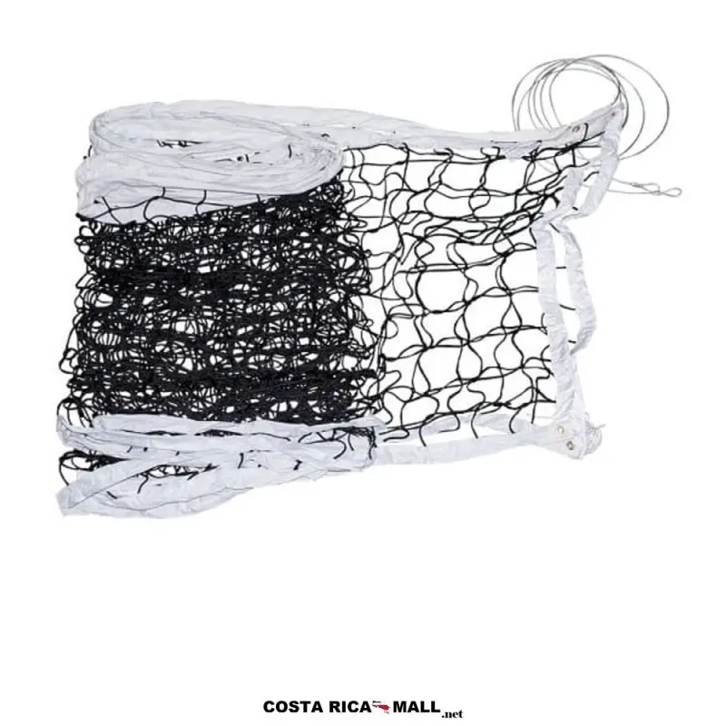 Net de Voleibol 3.5mm, polipropileno alta resistencia, con cable de acero, uso profesional y recreativo.