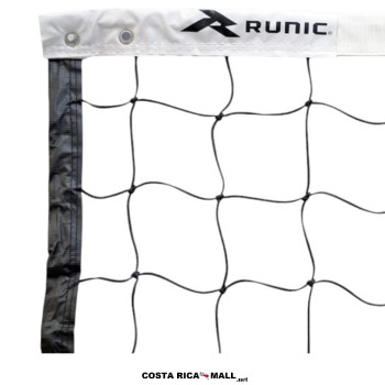 Net de voleibol profesional RUNIC RVN7C614 con bandas, cable de acero revestido y la malla de polietileno.