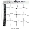 Net de voleibol sencilla RUNIC T4001N de color negro. Hilo de 2mm, malla de 9.5x9.5 cm, bandas de refuerzo de PVC negro de 4 cm.