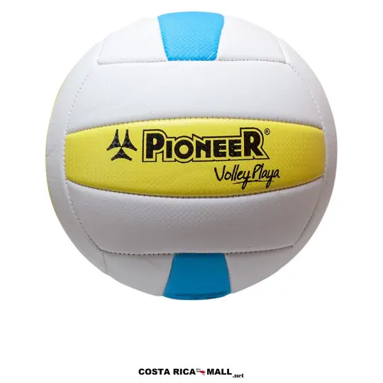 Balón de voleibol de playa PIONEER VPC-5 (Semi PU) en colores vivos, cosido a máquina, utilizado en una cancha de arena. Blanca Balón de voleibol de playa PIONEER VPC-5 (Semi PU) en colores vivos, cosido a máquina, utilizado en una cancha de arena. Blanca