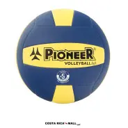 Balón de voleibol PIONEER SOFT ZG-1591, tricolor, con peso y circunferencia oficial para uso en interiores. Color Azul