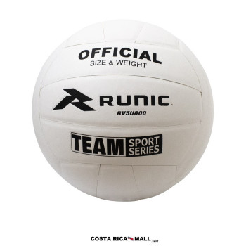 Balón de voleibol RUNIC TEAM RV5U800 tamaño oficial n°5, diseñado para entrenamiento y juegos recreativos en Costa Rica.