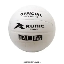 Balón de voleibol RUNIC TEAM RV5U800 tamaño oficial n°5, diseñado para entrenamiento y juegos recreativos en Costa Rica.
