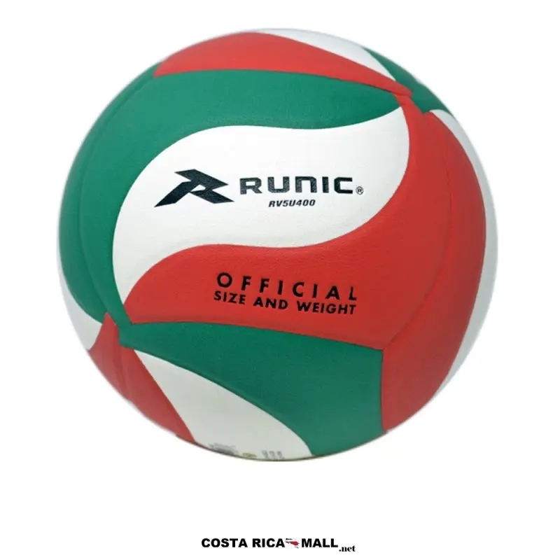 Balón de voleibol RUNIC RV5U400 de tamaño oficial #5, ideal para entrenamiento y juegos recreativos en Costa Rica.