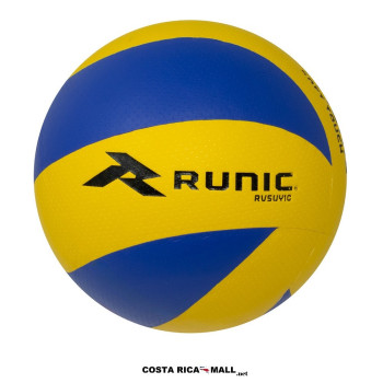 Balón de voleibol RUNIC SOFT RV5UY10 de tamaño oficial N°5, con tacto suave para partidos y entrenamientos en Costa Rica.