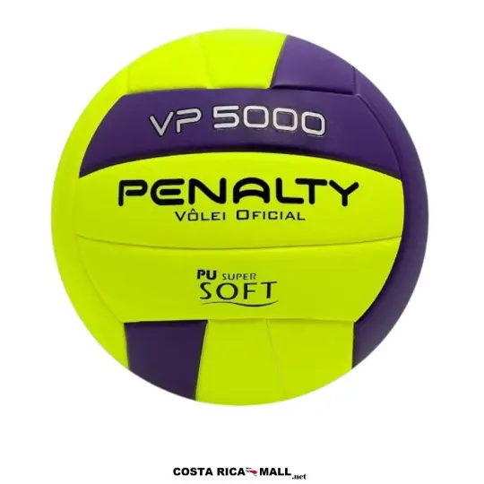 Balón de voleibol PENALTY VP5000, con laminado de PU, ideal para entrenamiento y partidos en canchas cubiertas en Costa Rica. Balón de voleibol PENALTY VP5000, con laminado de PU, ideal para entrenamiento y partidos en canchas cubiertas en Costa Rica.