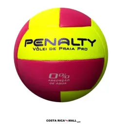 Balón de voleibol de playa PENALTY PRO X, con tecnología Termotec y laminado de microfibra, para juego competitivo en la arena.