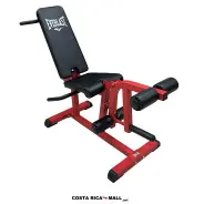 Banco para extensión de piernas EVERLAST EVLC4W600, equipo semiprofesional con estructura de acero sólido y capacidad de 250 kg.