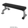 Banco plano corto EVERLAST EVSU1800, ideal para mancuernas y abdominales, estructura de acero de 118 x 34.5 x 18.5 cm.