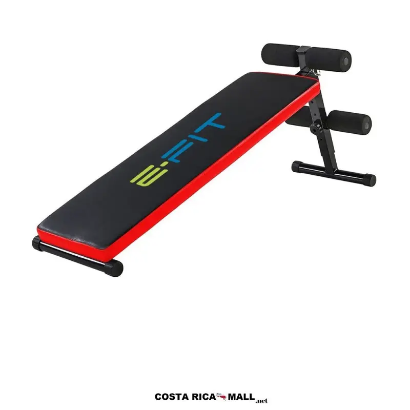 Banco para Abdominales Básico E-FIT. El banco para abdominales E-FIT tiene 5 niveles. Soporta 160kg